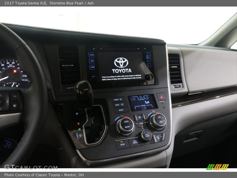 Shoreline Blue Pearl / Ash 2017 Toyota Sienna XLE
