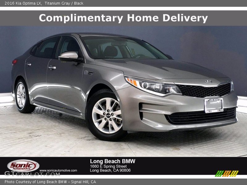 Titanium Gray / Black 2016 Kia Optima LX