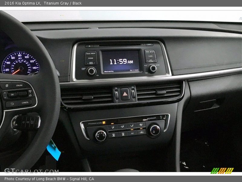 Controls of 2016 Optima LX