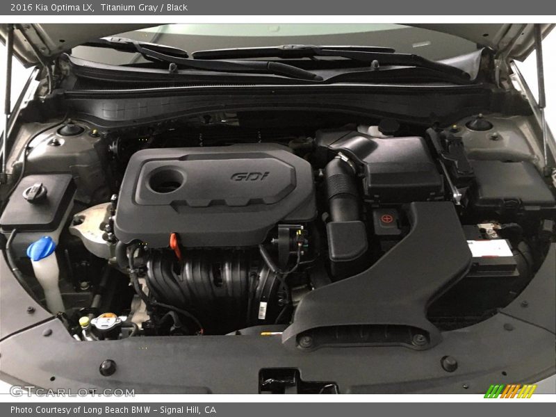  2016 Optima LX Engine - 2.4 Liter GDI DOHC 16-Valve Dual-CVVT 4 Cylinder