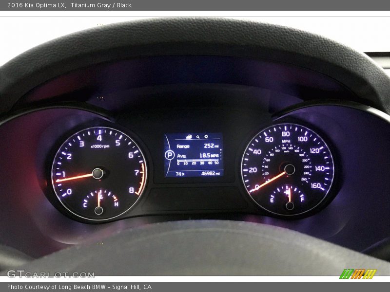  2016 Optima LX LX Gauges