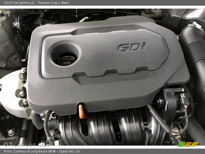  2016 Optima LX Engine - 2.4 Liter GDI DOHC 16-Valve Dual-CVVT 4 Cylinder