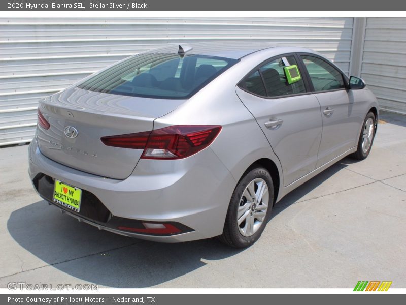 Stellar Silver / Black 2020 Hyundai Elantra SEL