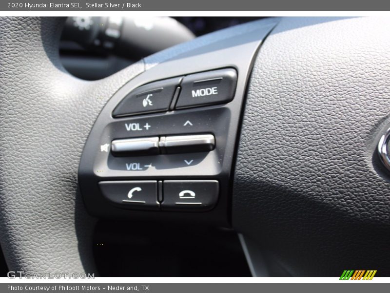 Stellar Silver / Black 2020 Hyundai Elantra SEL