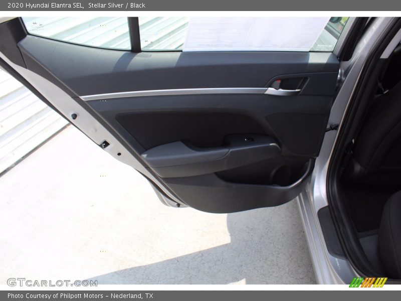 Stellar Silver / Black 2020 Hyundai Elantra SEL