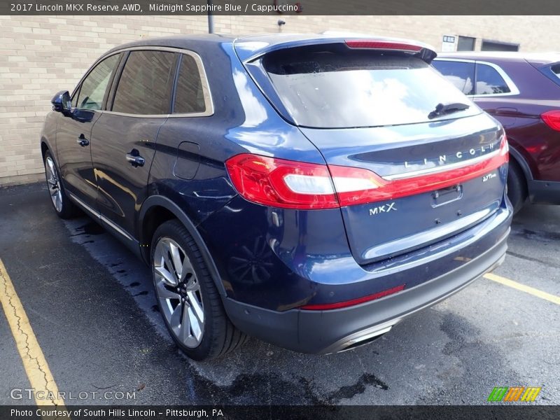 Midnight Sapphire Blue / Cappuccino 2017 Lincoln MKX Reserve AWD