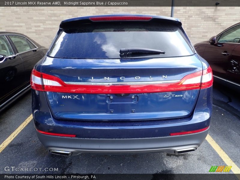 Midnight Sapphire Blue / Cappuccino 2017 Lincoln MKX Reserve AWD