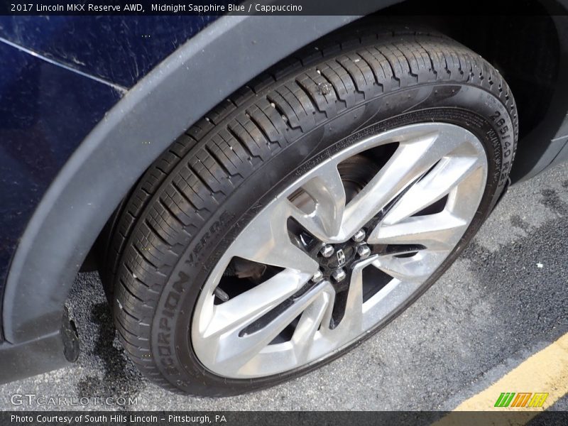 Midnight Sapphire Blue / Cappuccino 2017 Lincoln MKX Reserve AWD