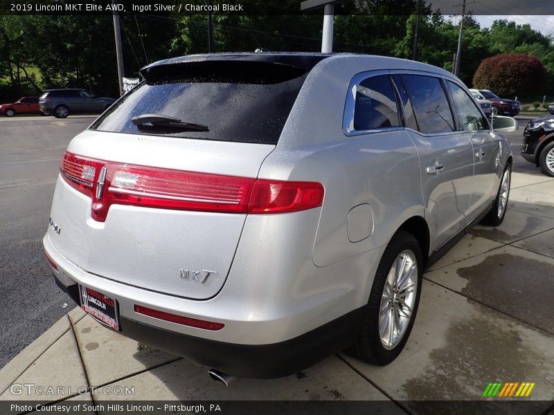 Ingot Silver / Charcoal Black 2019 Lincoln MKT Elite AWD