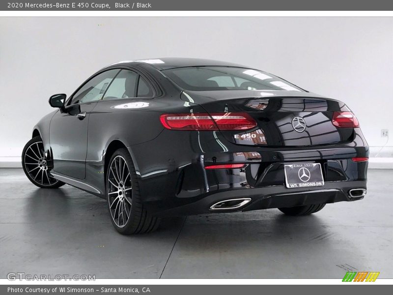 Black / Black 2020 Mercedes-Benz E 450 Coupe