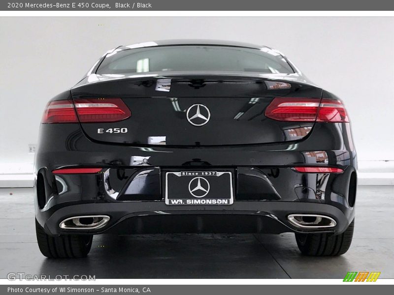 Black / Black 2020 Mercedes-Benz E 450 Coupe