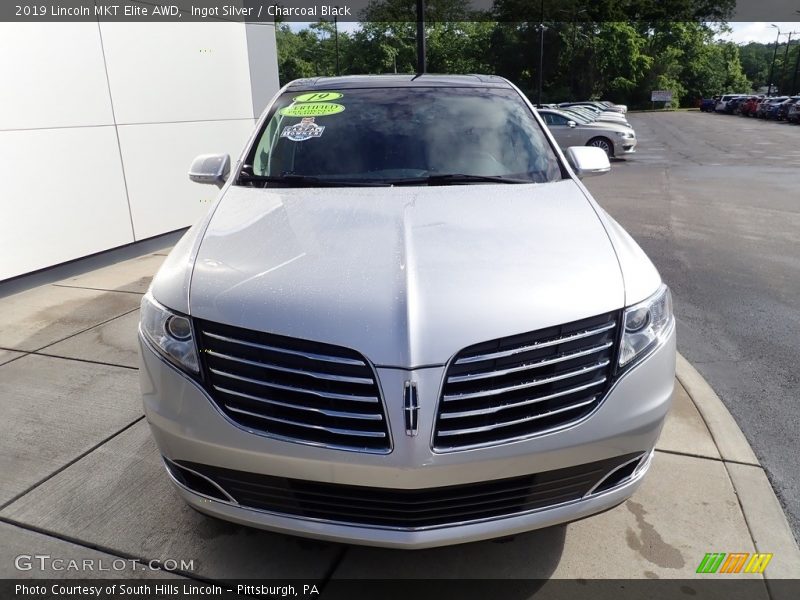 Ingot Silver / Charcoal Black 2019 Lincoln MKT Elite AWD