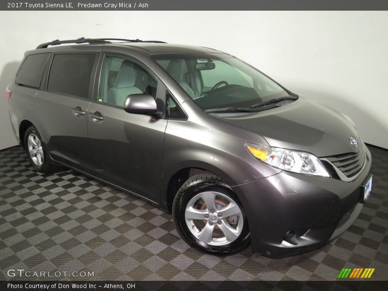 Predawn Gray Mica / Ash 2017 Toyota Sienna LE