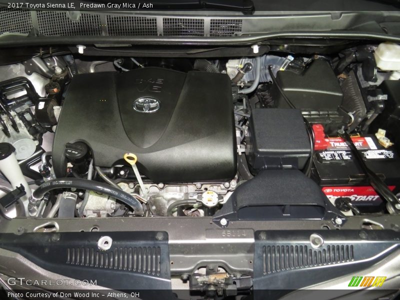 Predawn Gray Mica / Ash 2017 Toyota Sienna LE
