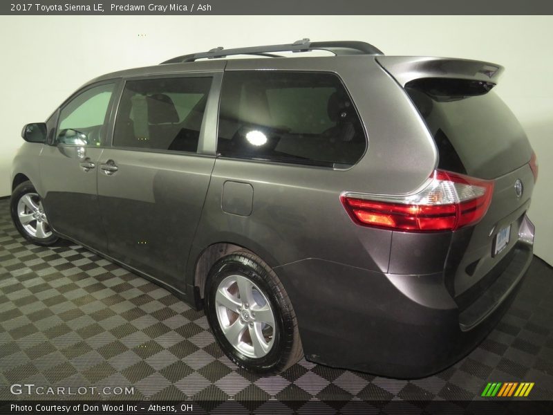 Predawn Gray Mica / Ash 2017 Toyota Sienna LE