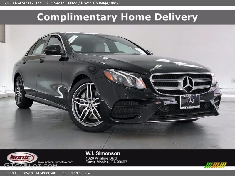 Black / Macchiato Beige/Black 2020 Mercedes-Benz E 350 Sedan