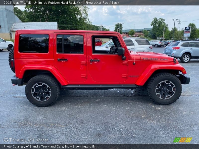 Firecracker Red / Black 2016 Jeep Wrangler Unlimited Rubicon Hard Rock 4x4