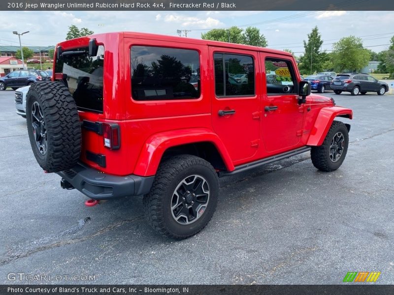 Firecracker Red / Black 2016 Jeep Wrangler Unlimited Rubicon Hard Rock 4x4