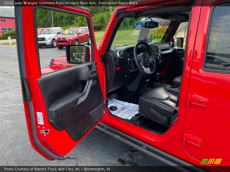 Firecracker Red / Black 2016 Jeep Wrangler Unlimited Rubicon Hard Rock 4x4
