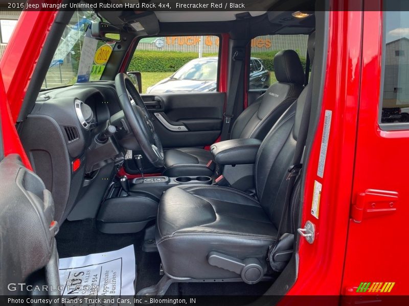 Firecracker Red / Black 2016 Jeep Wrangler Unlimited Rubicon Hard Rock 4x4