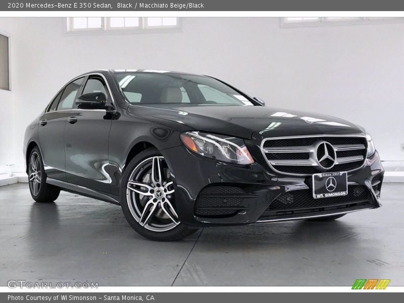 Black / Macchiato Beige/Black 2020 Mercedes-Benz E 350 Sedan