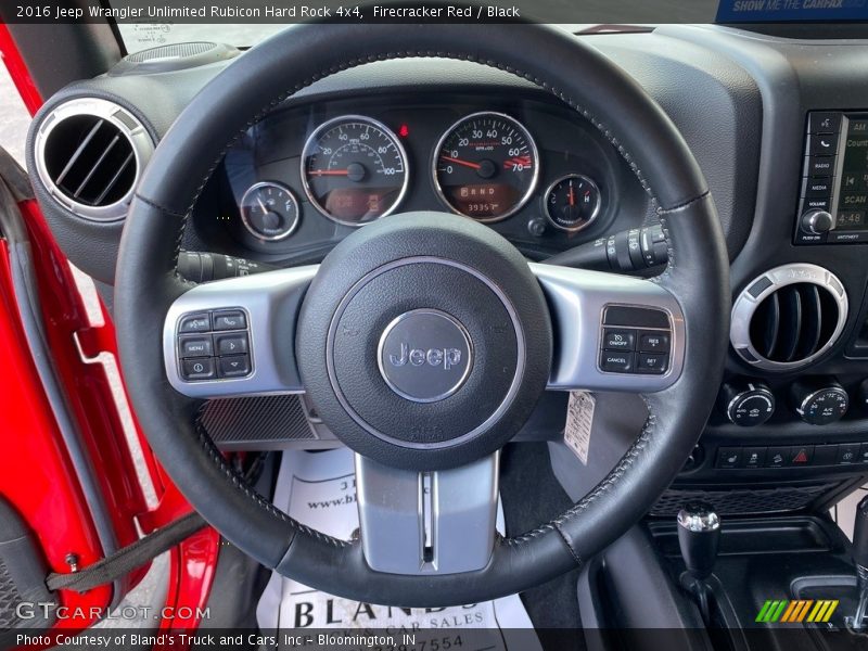 Firecracker Red / Black 2016 Jeep Wrangler Unlimited Rubicon Hard Rock 4x4