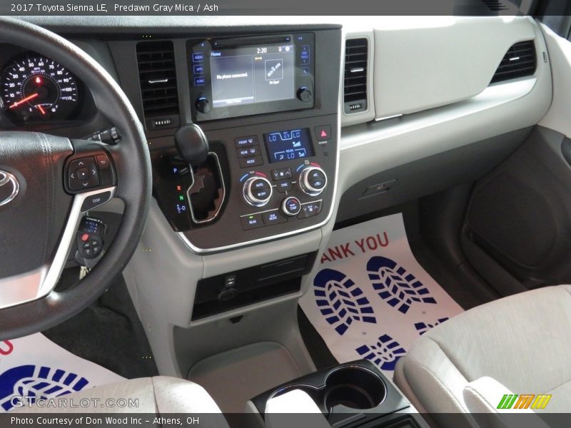 Predawn Gray Mica / Ash 2017 Toyota Sienna LE