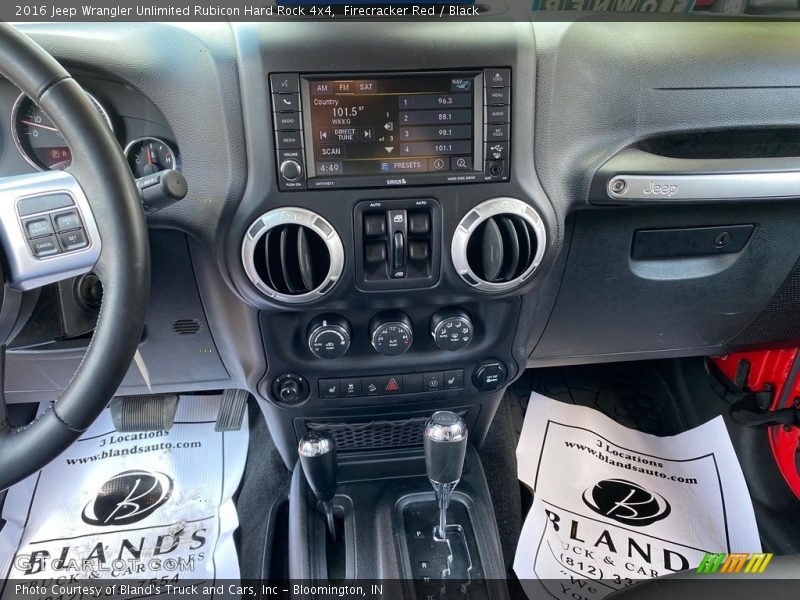 Firecracker Red / Black 2016 Jeep Wrangler Unlimited Rubicon Hard Rock 4x4