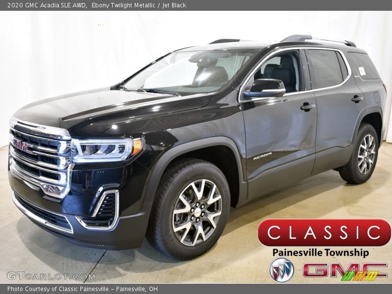 Ebony Twilight Metallic / Jet Black 2020 GMC Acadia SLE AWD