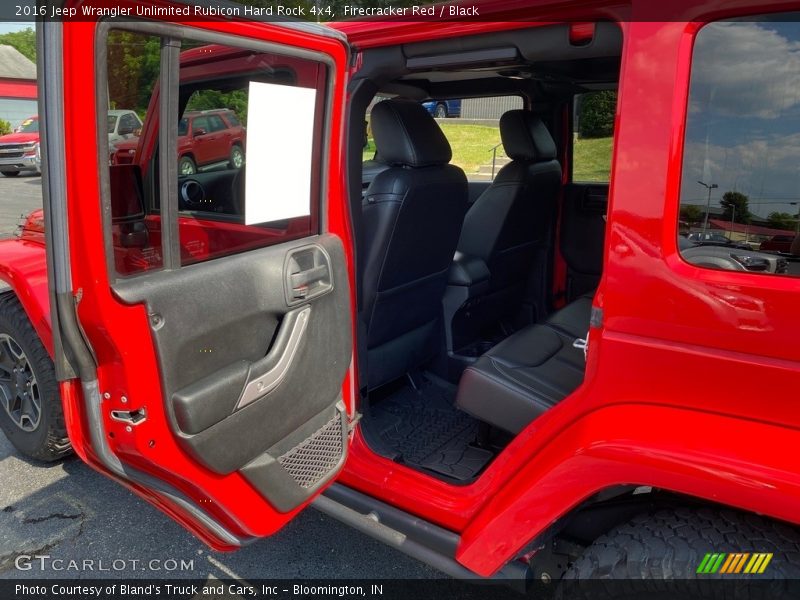 Firecracker Red / Black 2016 Jeep Wrangler Unlimited Rubicon Hard Rock 4x4