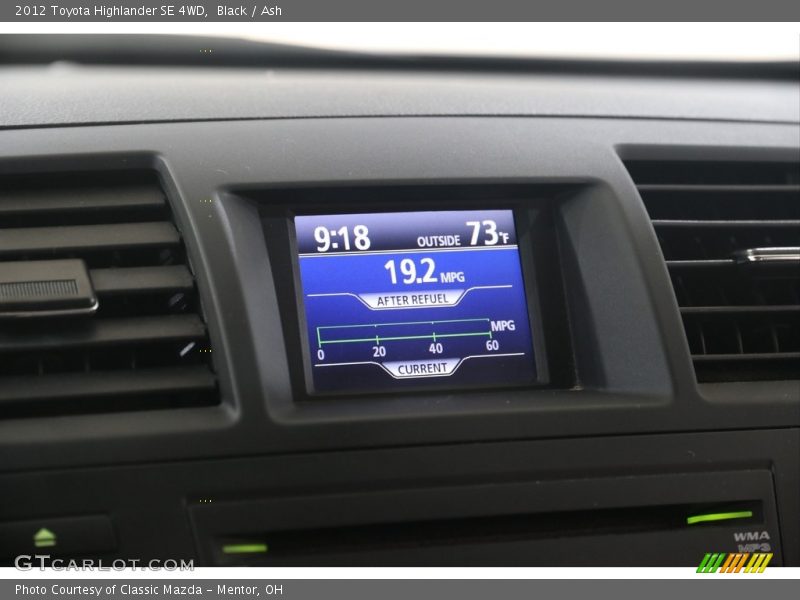 Black / Ash 2012 Toyota Highlander SE 4WD