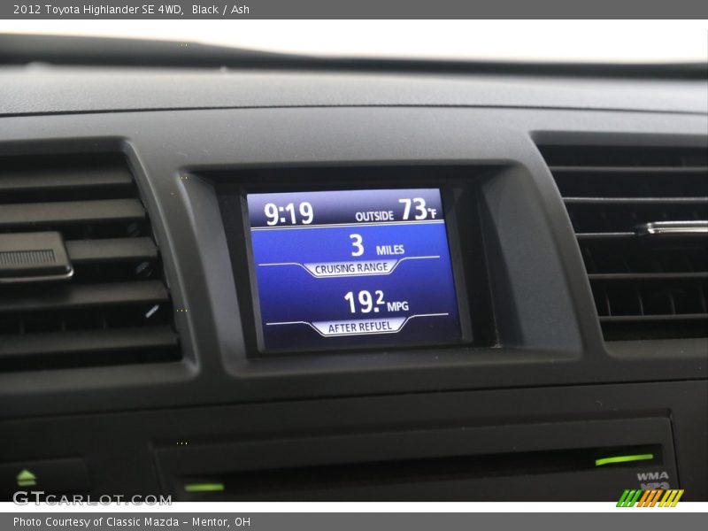 Black / Ash 2012 Toyota Highlander SE 4WD
