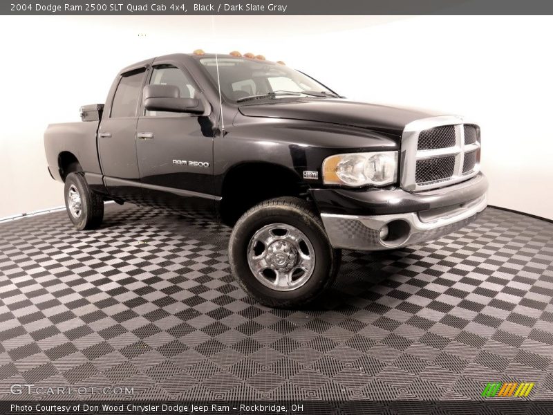 Black / Dark Slate Gray 2004 Dodge Ram 2500 SLT Quad Cab 4x4