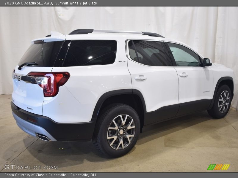 Summit White / Jet Black 2020 GMC Acadia SLE AWD