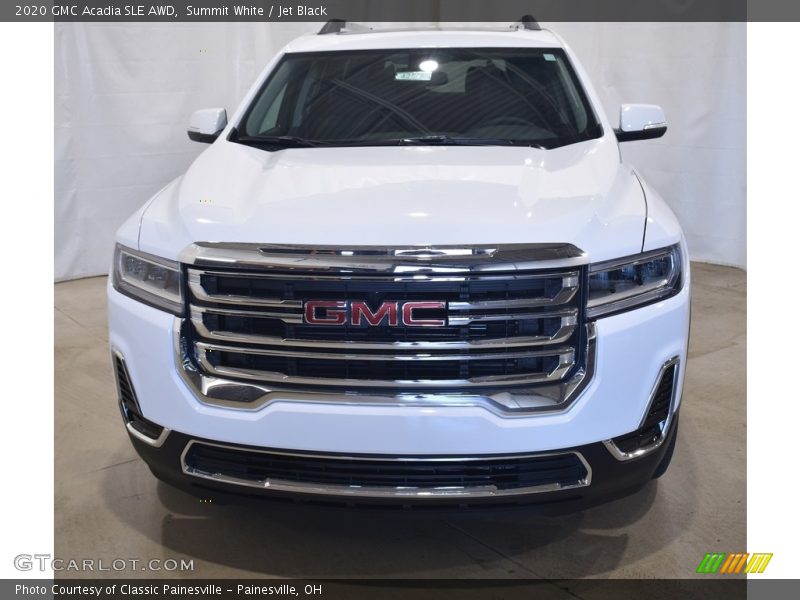 Summit White / Jet Black 2020 GMC Acadia SLE AWD