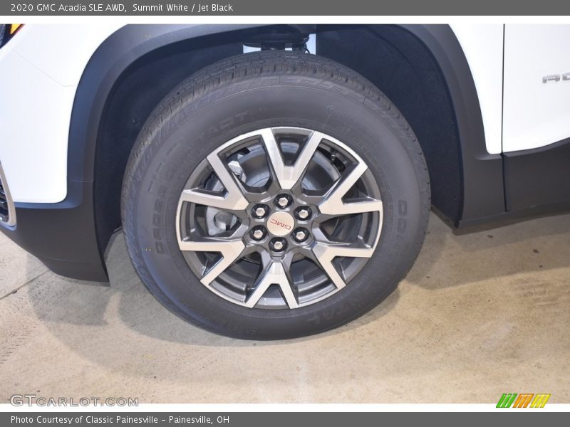Summit White / Jet Black 2020 GMC Acadia SLE AWD