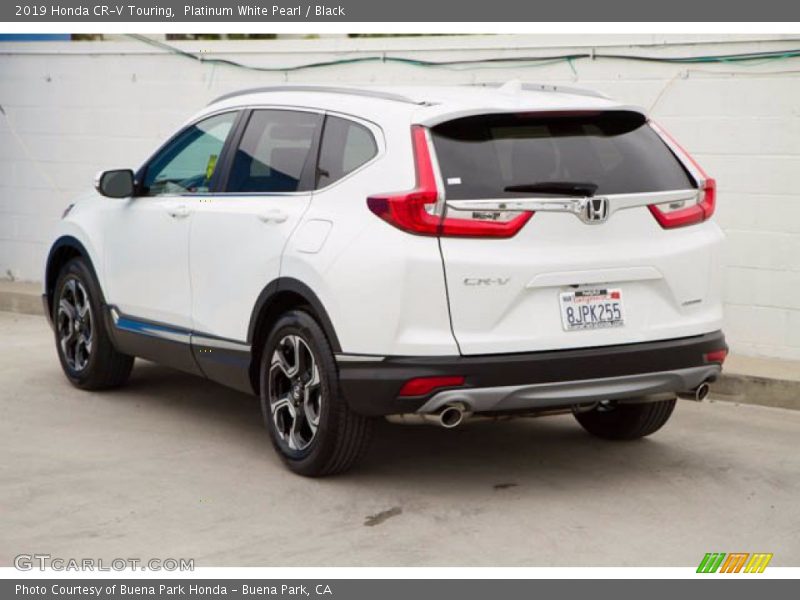 Platinum White Pearl / Black 2019 Honda CR-V Touring