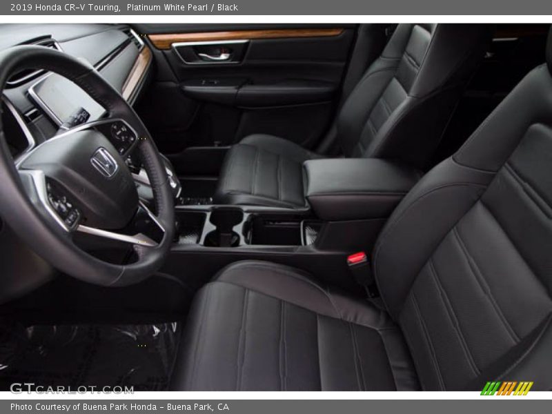 Platinum White Pearl / Black 2019 Honda CR-V Touring