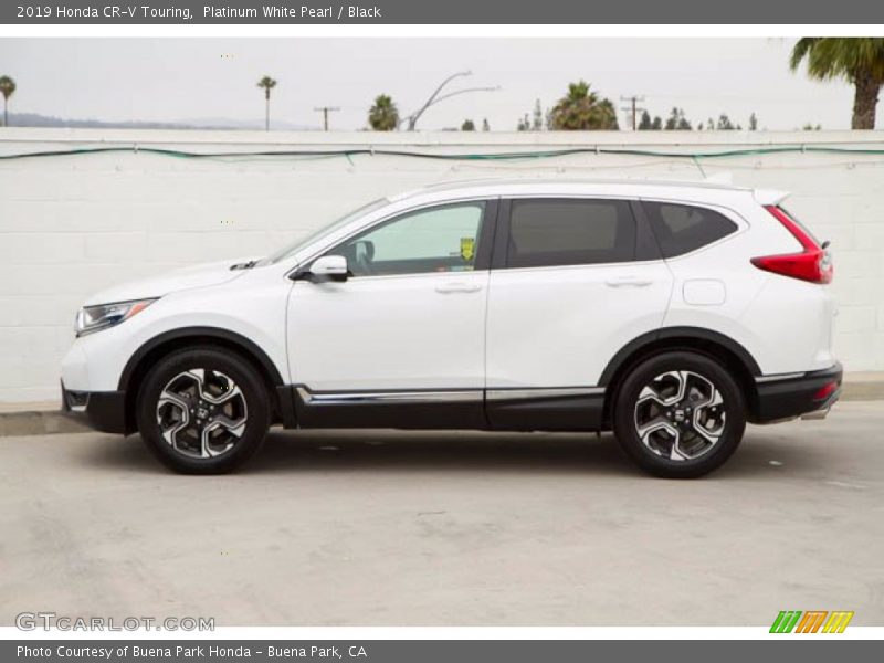 Platinum White Pearl / Black 2019 Honda CR-V Touring