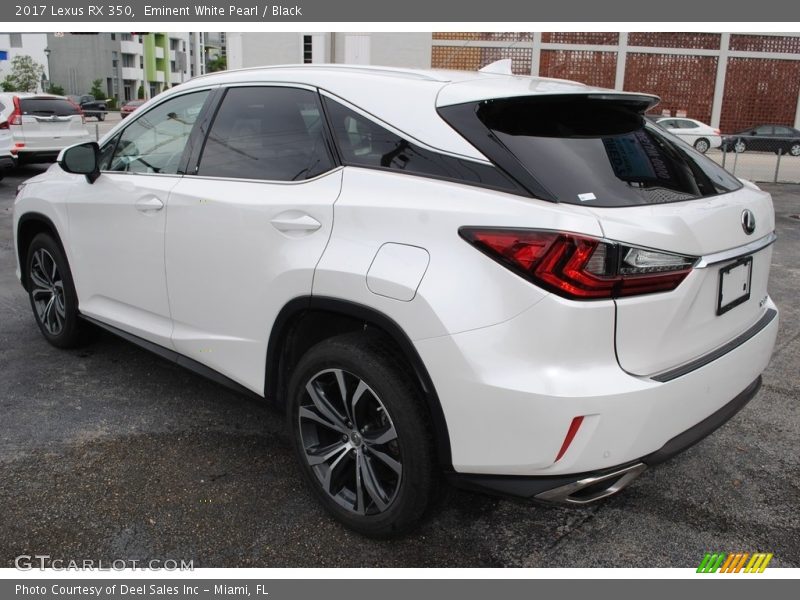 Eminent White Pearl / Black 2017 Lexus RX 350