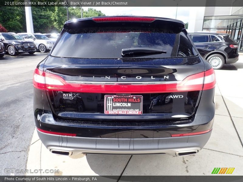 Black Velvet / Jet Black/Chestnut 2018 Lincoln MKX Black Label AWD