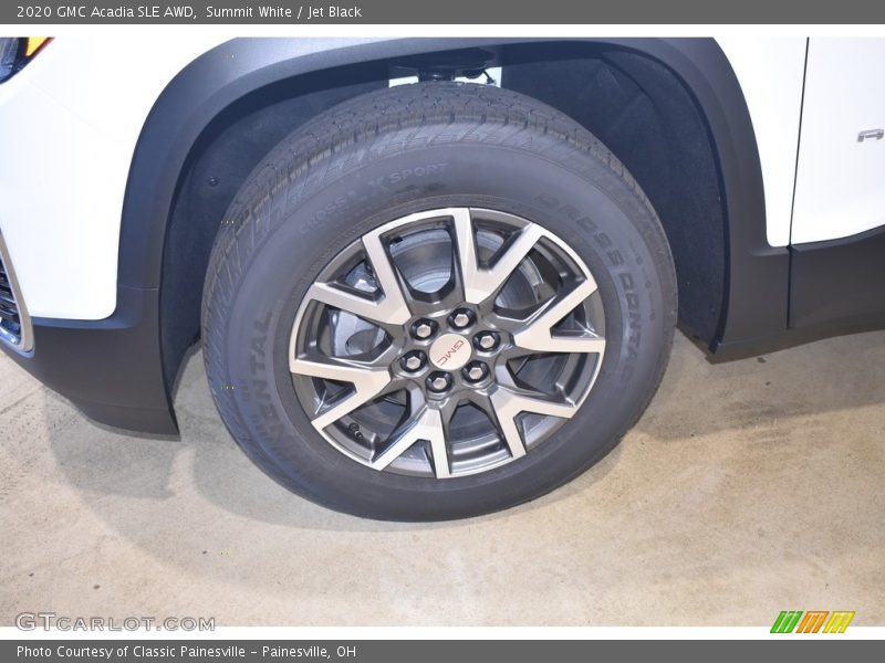 Summit White / Jet Black 2020 GMC Acadia SLE AWD