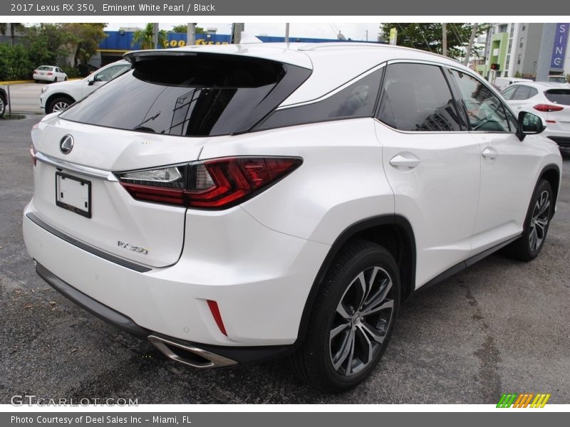 Eminent White Pearl / Black 2017 Lexus RX 350