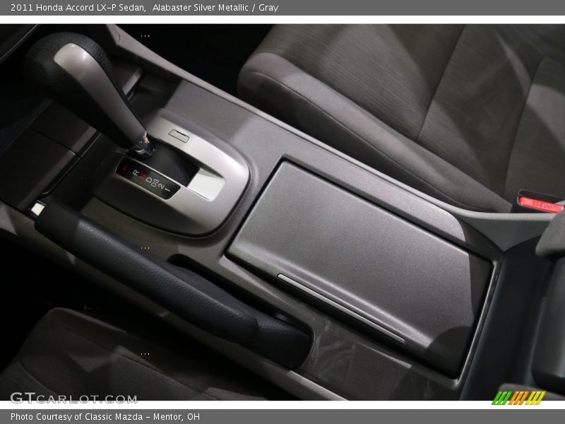 Alabaster Silver Metallic / Gray 2011 Honda Accord LX-P Sedan
