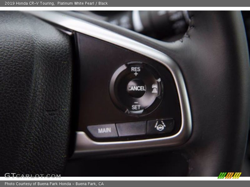 Platinum White Pearl / Black 2019 Honda CR-V Touring