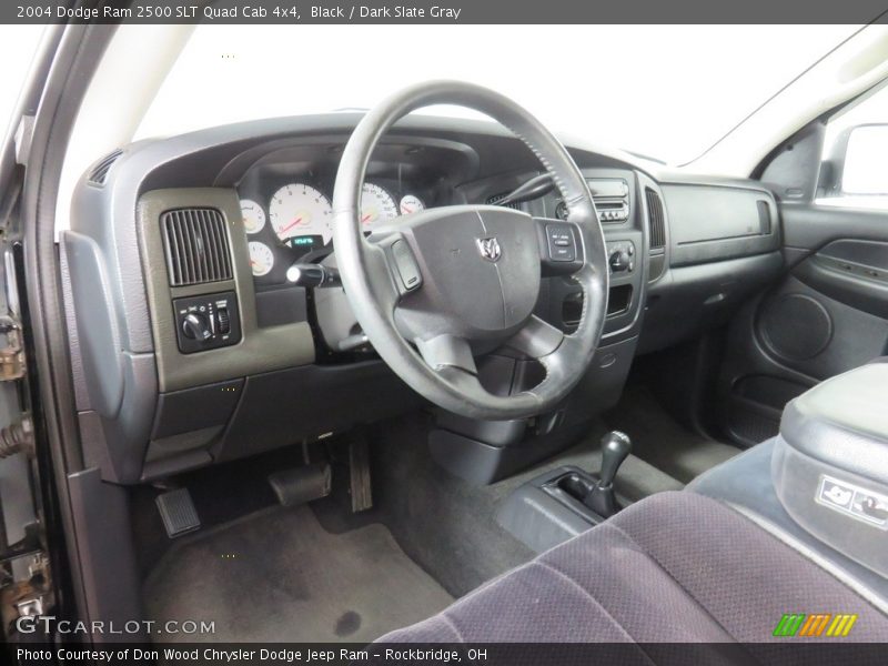 Black / Dark Slate Gray 2004 Dodge Ram 2500 SLT Quad Cab 4x4