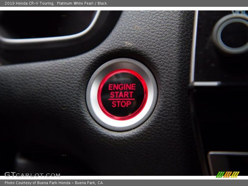 Platinum White Pearl / Black 2019 Honda CR-V Touring