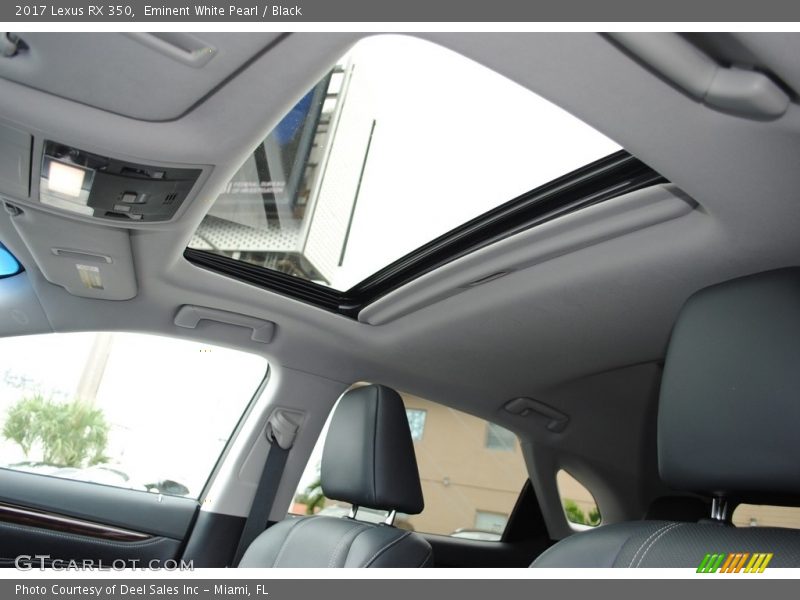 Eminent White Pearl / Black 2017 Lexus RX 350