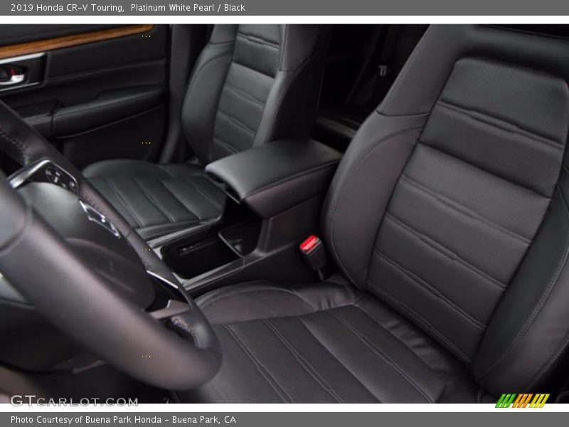 Platinum White Pearl / Black 2019 Honda CR-V Touring