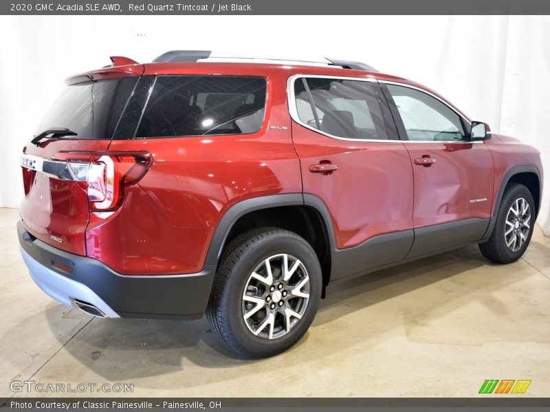 Red Quartz Tintcoat / Jet Black 2020 GMC Acadia SLE AWD